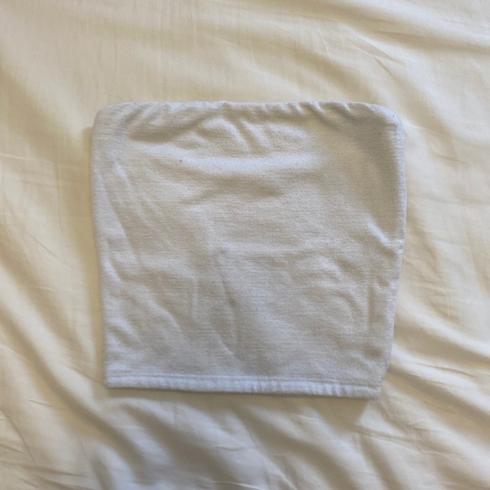 Wilfred White Terry Cloth Tube Top